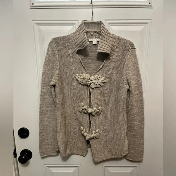 Coldwater Creek Sweater Cardigan Medium Final Price - Picture 1 of 13